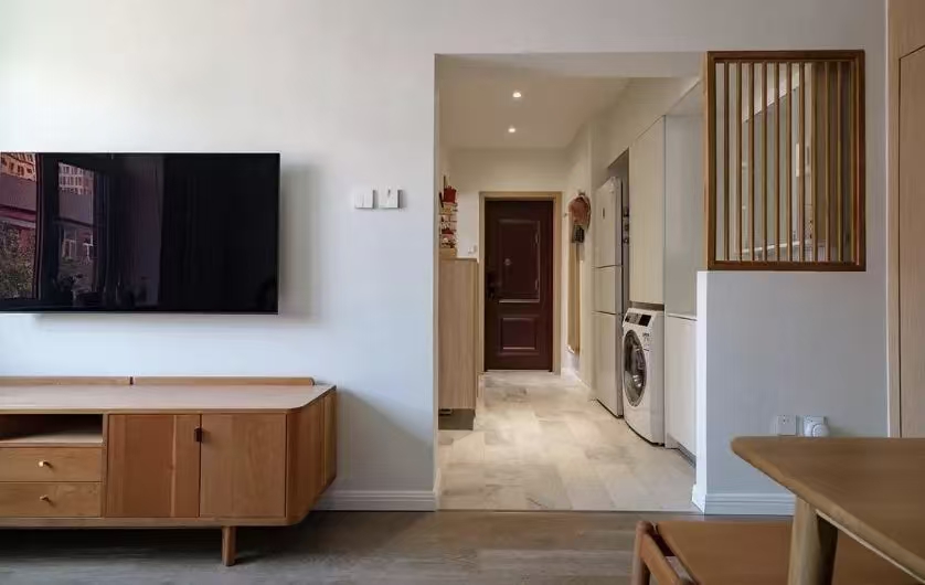 56㎡小户型，简简单单，清清淡淡，很合口味