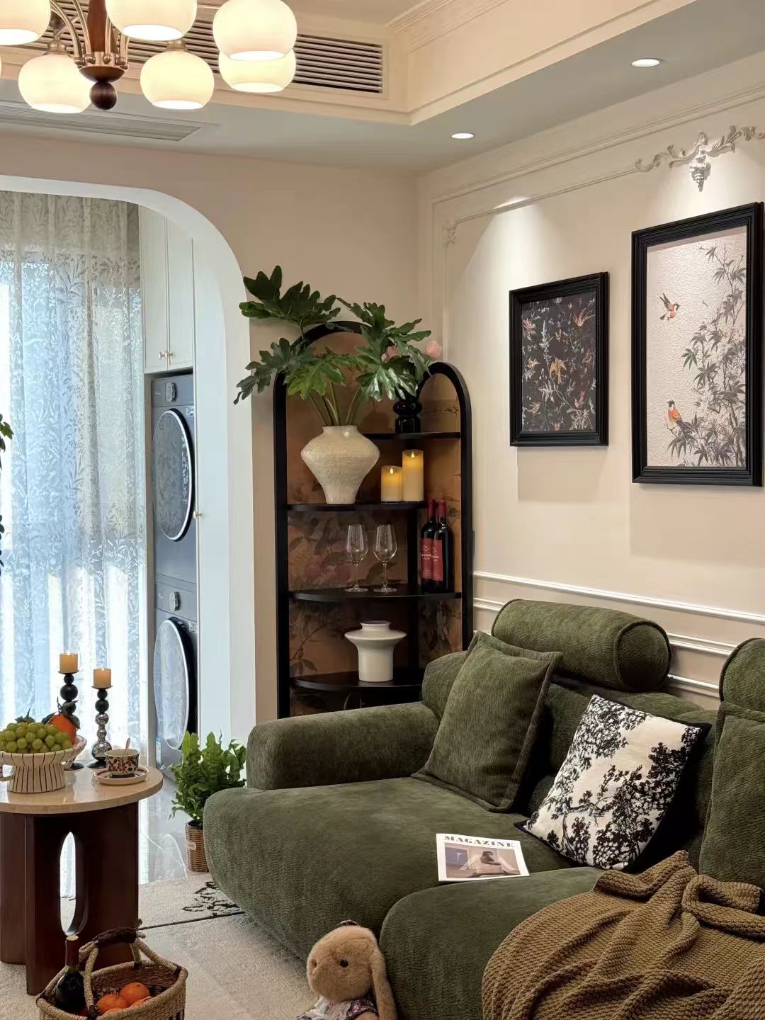 70㎡中古风小家，暖暖的小家真的好好宅