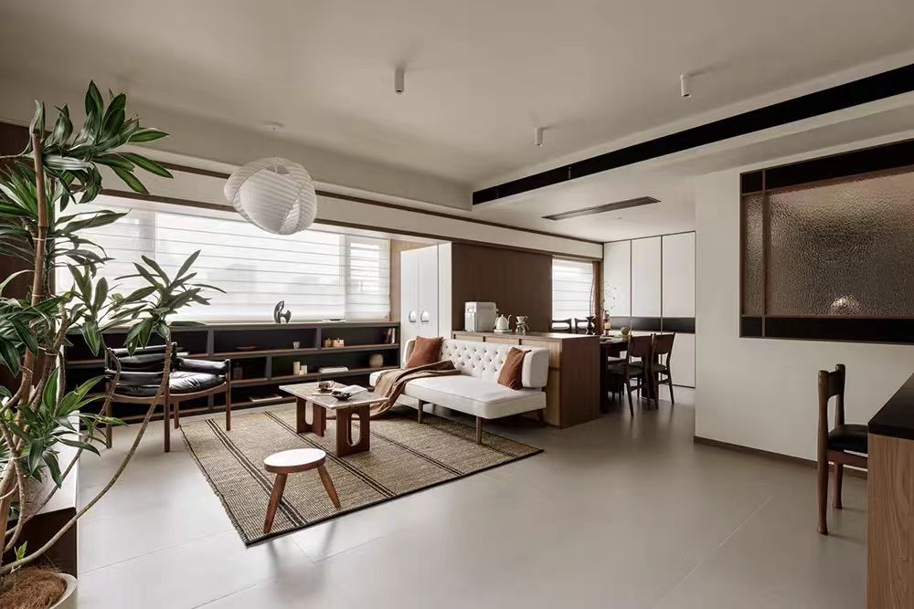 97㎡原木风，留白得刚刚好！